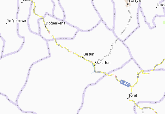 Mapa Kürtün
