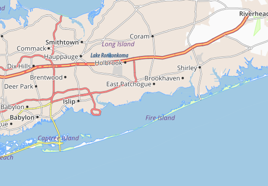 Karte Stadtplan Bayport