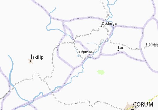 Oğuzlar Map