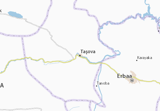 Kaart Plattegrond Taşova