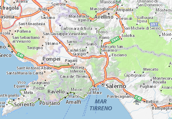 Roccapiemonte Map