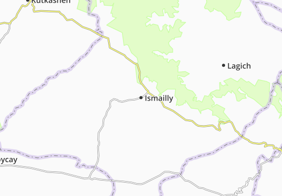 Karte Stadtplan Ismailly