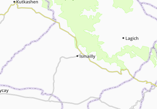 Mapa Ismailly-bazar