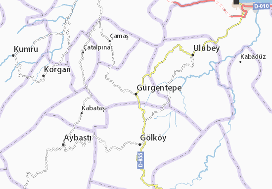 Mapa Gürgentepe