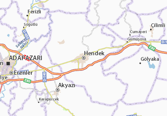 Hendek Map