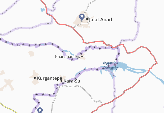 Kaart Plattegrond Khanabadskiy