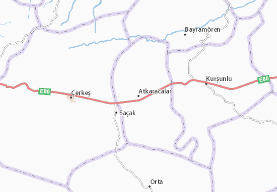 Atkaracalar Map