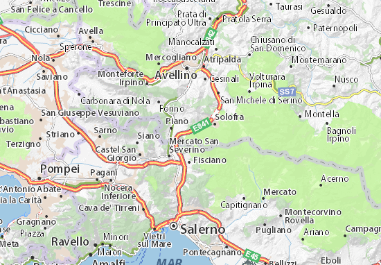 Karte Stadtplan Torchiati
