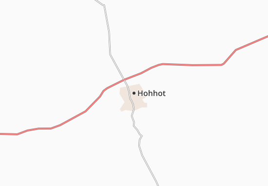 Kaart Plattegrond Hohhot