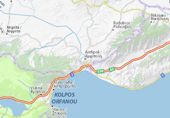 Amfípoli Map
