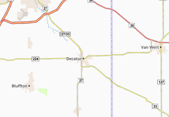 Mapa Decatur