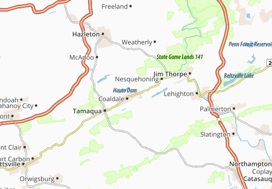 Lansford Map