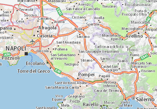 Mapas-Planos San Giuseppe Vesuviano