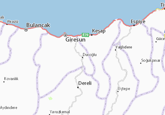 Karte Stadtplan Duroğlu