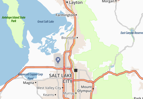 Mapa North Salt Lake