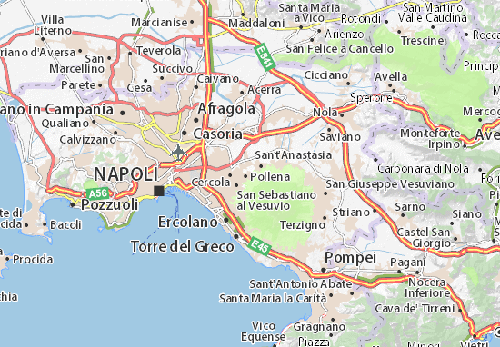 Karte Stadtplan Trocchia
