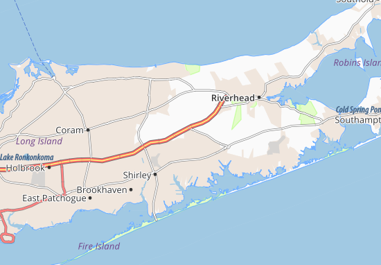 Manorville Map