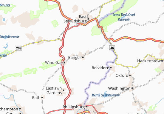 Bangor Map