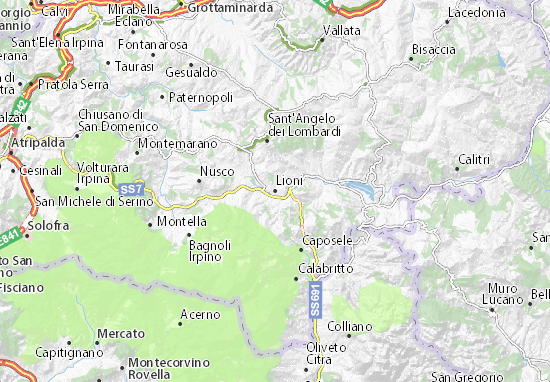 Lioni Map