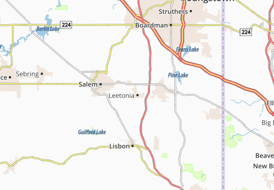 Leetonia Map