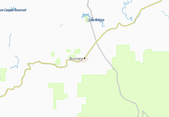 Karte Stadtplan Burney