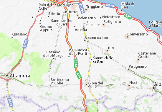 Karte Stadtplan Masseria La Petrizza