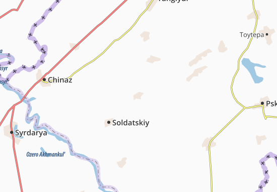 Karte Stadtplan Blagoveshchenskoye