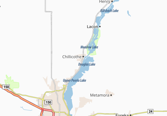 Karte Stadtplan Chillicothe
