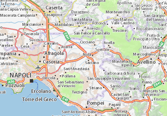 Karte Stadtplan Scisciano