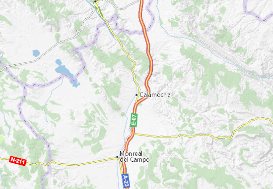 Calamocha Map