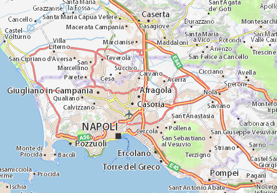 Karte Stadtplan Afragola
