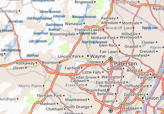 Karte Stadtplan Lincoln Park