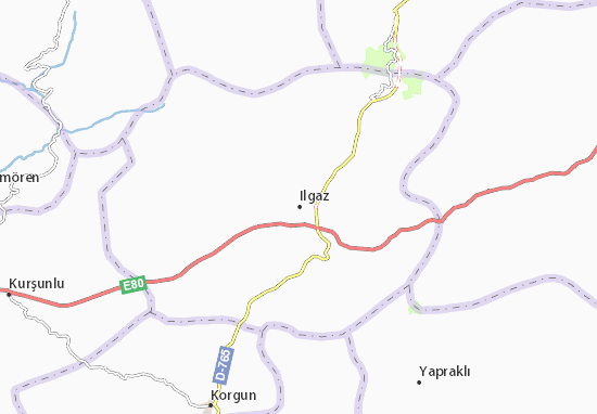 Karte Stadtplan Ilgaz