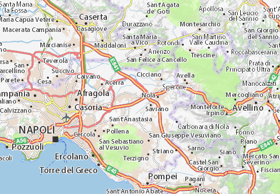 Kaart Plattegrond San Vitaliano