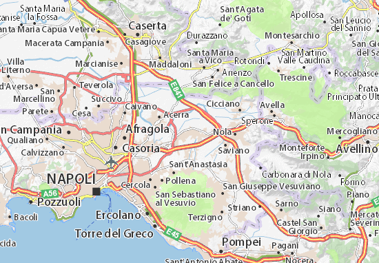 Kaart Plattegrond Mariglianella