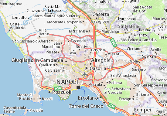 Karte Stadtplan Frattamaggiore