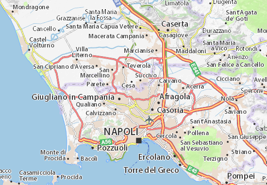 Karte Stadtplan Sant&#x27;Antimo