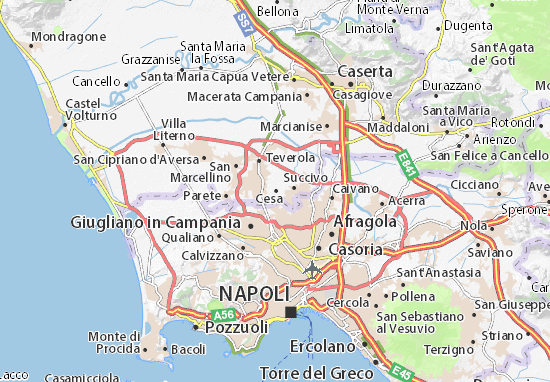 Karte Stadtplan Cesa