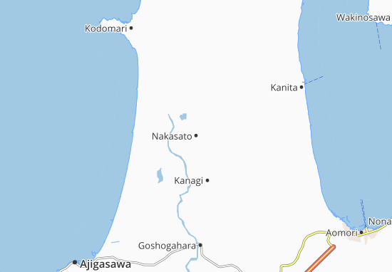 Karte Stadtplan Nakasato