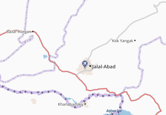 Karte Stadtplan Akbash