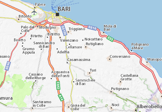 Mapa Masseria San Martino