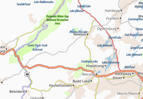 Mapa Huntsburg