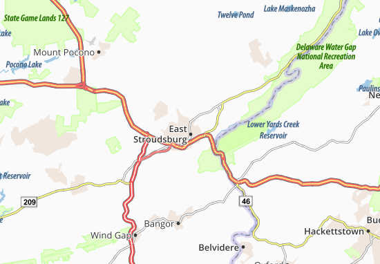 East Stroudsburg Map
