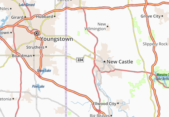 Karte Stadtplan Edinburg