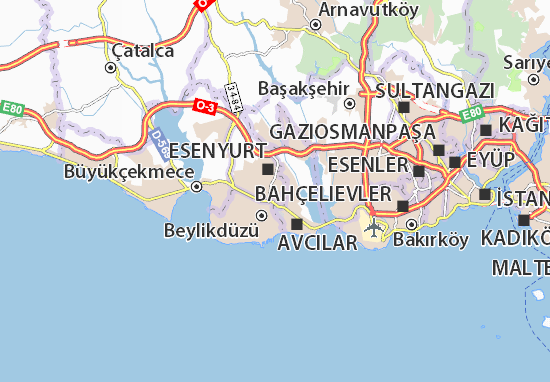 Mapa Namık Kemal