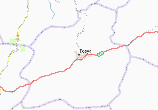 Karte Stadtplan Tosya