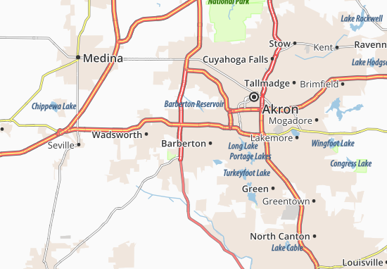 Karte Stadtplan Norton