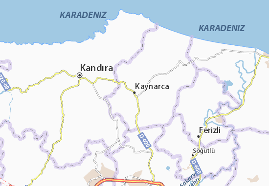 Karte Stadtplan Kaynarca