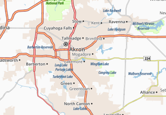 Karte Stadtplan Sawyerwood