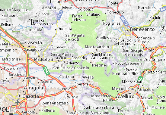Karte Stadtplan Paolisi
